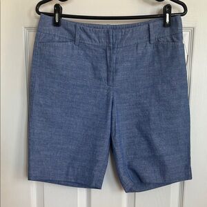 NWT Talbots Perfect Short sz 4 Petite chambray blue - ready for spring & summer!